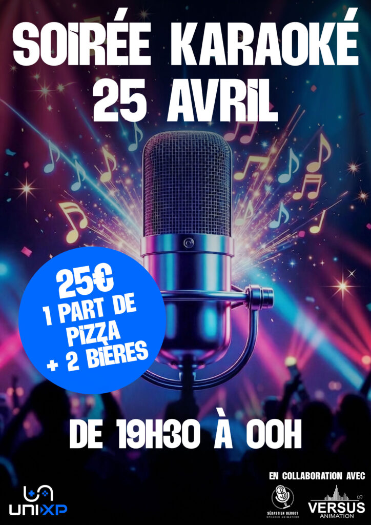 karaoké UNI-XP 25 avril
